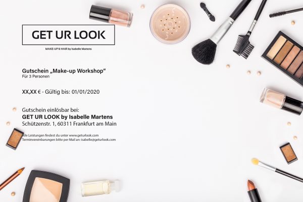 Make-up Workshop für 3 Personen